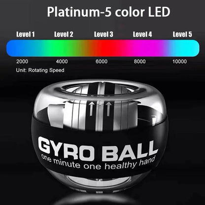 Gyro Power Ball - Wrist and Forearm Strengthener for Fitness Training