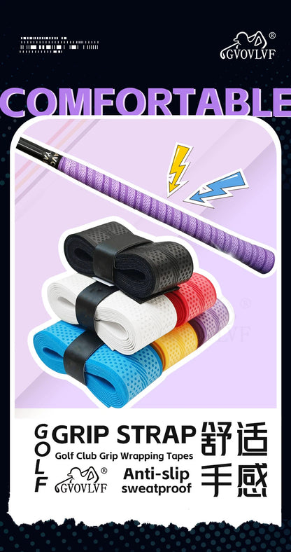 Anti-Slip Golf Club Grip Wrapping Tape - Self Control Overgrip Solution for Decorative Handle Enhancement