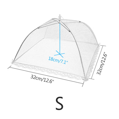 Pop-Up Mesh Food Cover - Collapsible Insect Protection Tent for Outdoor Dining