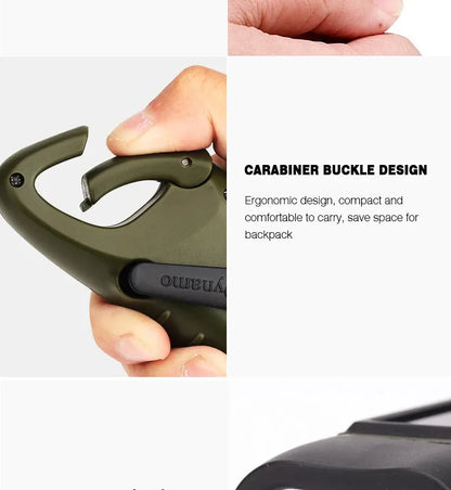 Solar Hand Crank LED Flashlight - Portable Emergency Lantern with Dynamo Power for Outdoor Camping, Hiking & Long-Range Illumination