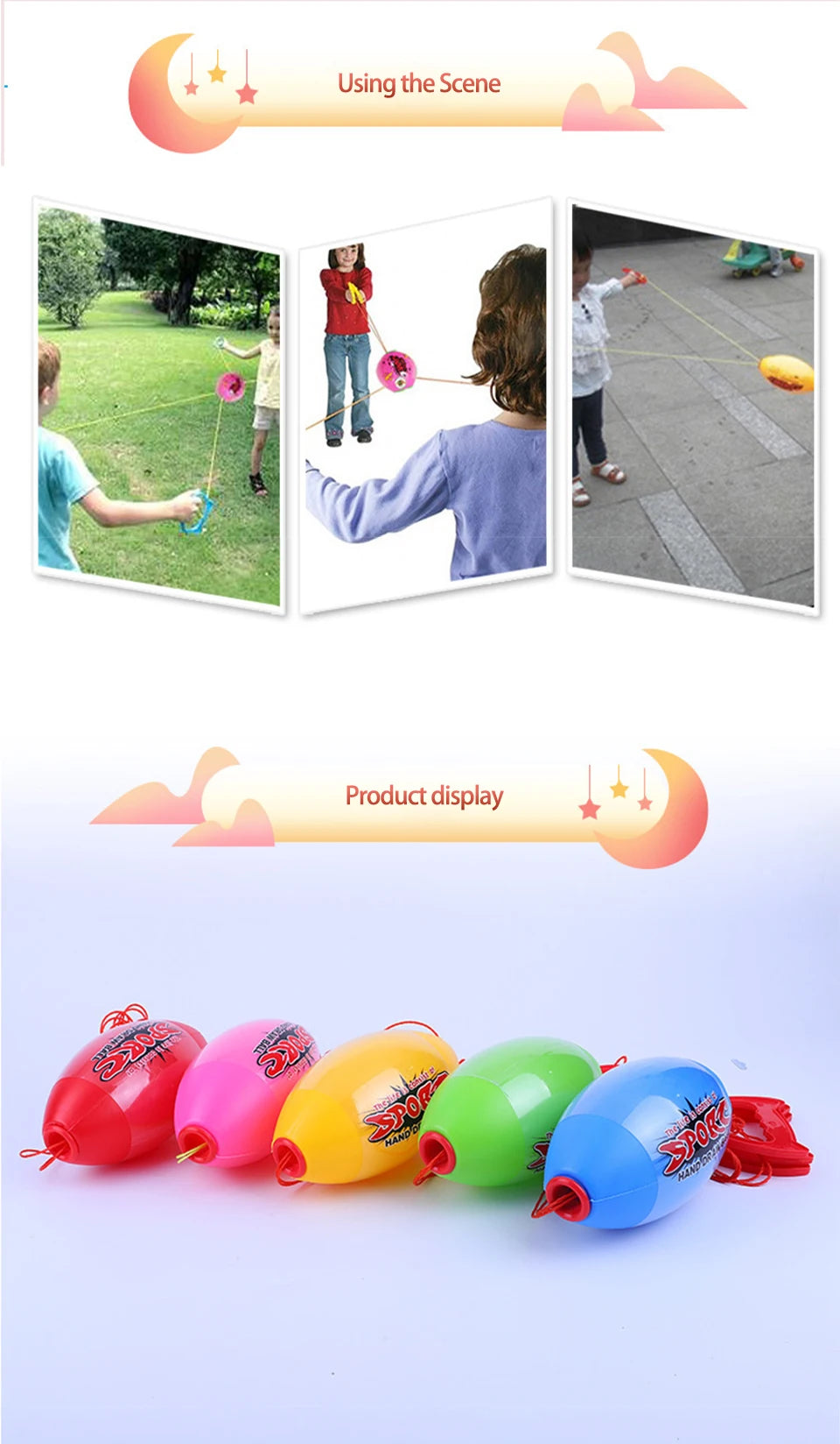 Interactive Elastic Speed Ball - Outdoor Collision Training Sport Toy for Kids & Adults