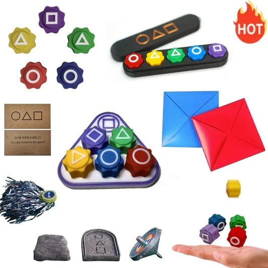 Traditional Play Game Fun Gonggi Jack Stone Pebbles Set - Hand Eye Coordination Training Toy