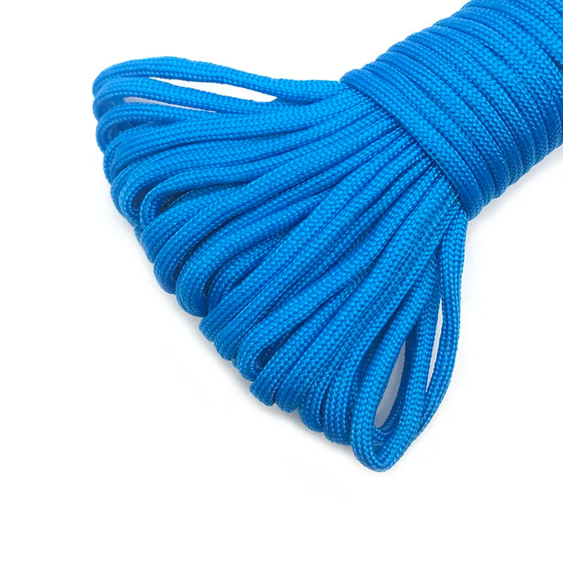 550 Paracord 4mm 7-Strand - Multi-Purpose Survival Rope for Climbing, Camping, Hiking, and Bracelets (Multiple Lengths)