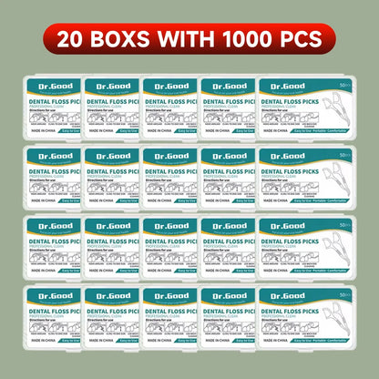 Dental Floss Picks - Oral Care Tools (50/150/300/600/1000 PCS Options)