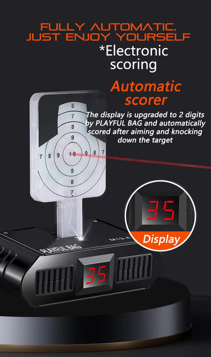 Automatic Laser Target System - Multi-Function Voice Scoring Auto-Reset Training Target