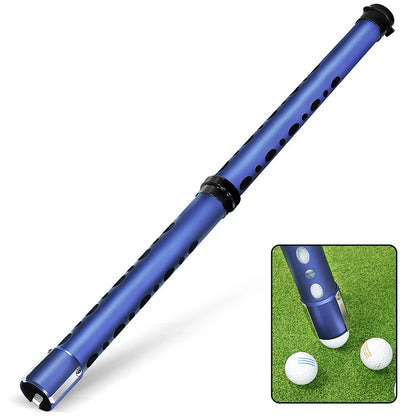 Aluminum Golf Ball Picker Tube - No-Bend Ball Catcher & Collector for Practice & Training Accessories