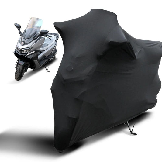 Universal Motorcycle Cover - Elastic Fabric with UV Protection for Indoor & Outdoor Use (M-4XL Sizes)