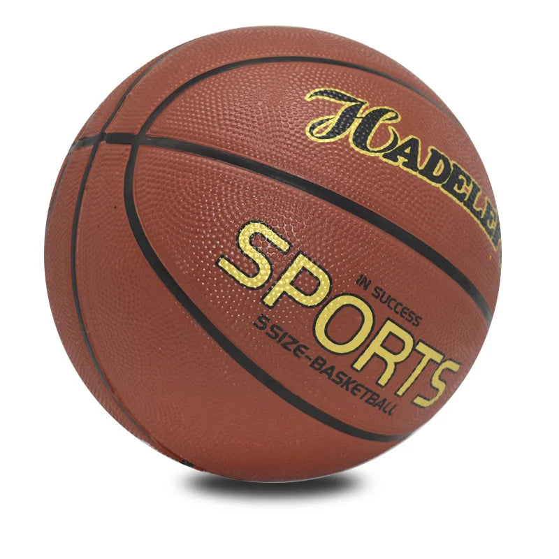 Kid Rubber Basketball Size 5 Primary School Outdoor Training Game Basketball Wear-resistant High Elasticity Good Hand Feel