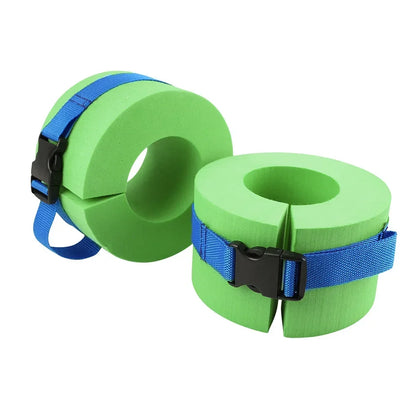 2pcs Foam Aquatic Exercise Cuffs - 16.5cm Swimming Arm & Ankle Floating Rings for Water Aerobics & Fitness Training