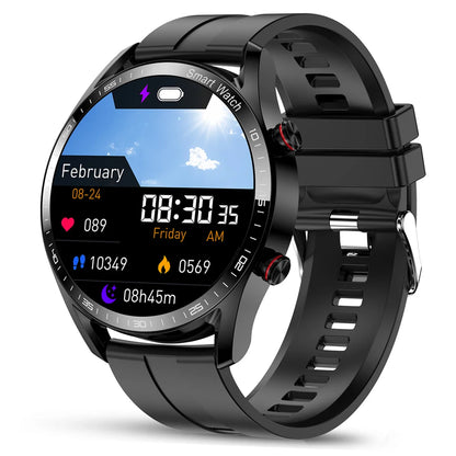 1.53" Full Touch Screen Smart Watch - Multi-Sport Mode with ECG+PPG, Waterproof & Bluetooth Call