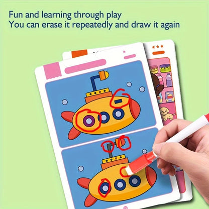Educational Fault Finding Game: Reusable Wiping Paper for Focus and Attention Training