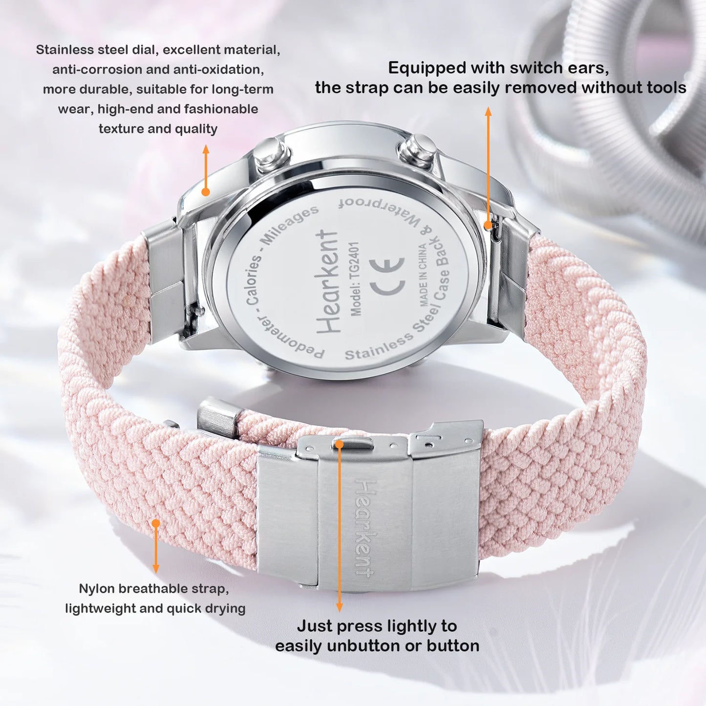 Pedometer Sport Watch - Digital Step Counter with Calorie & Mile Tracker, Waterproof Fitness Watch for Walking & Running