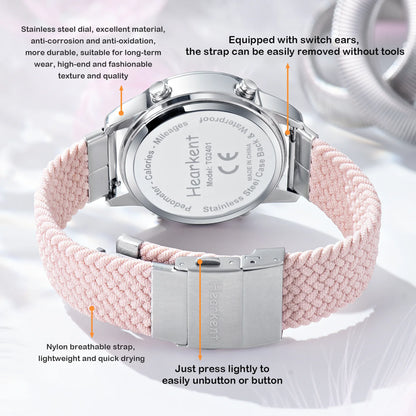 Pedometer Sport Watch - Digital Step Counter with Calorie & Mile Tracker, Waterproof Fitness Watch for Walking & Running