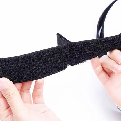 2M Cut-to-Length Reusable Nylon Cable Organizer Strap - Self-Adhesive Hook and Loop Fastening Tape with Buckle for Storage and Securing