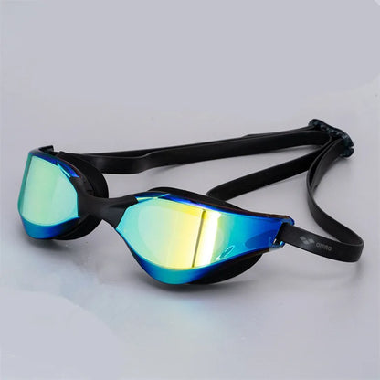 Professional HD Anti-Fog Swimming Goggles - Leak-Proof Adjustable Silicone Eyewear for Men & Women