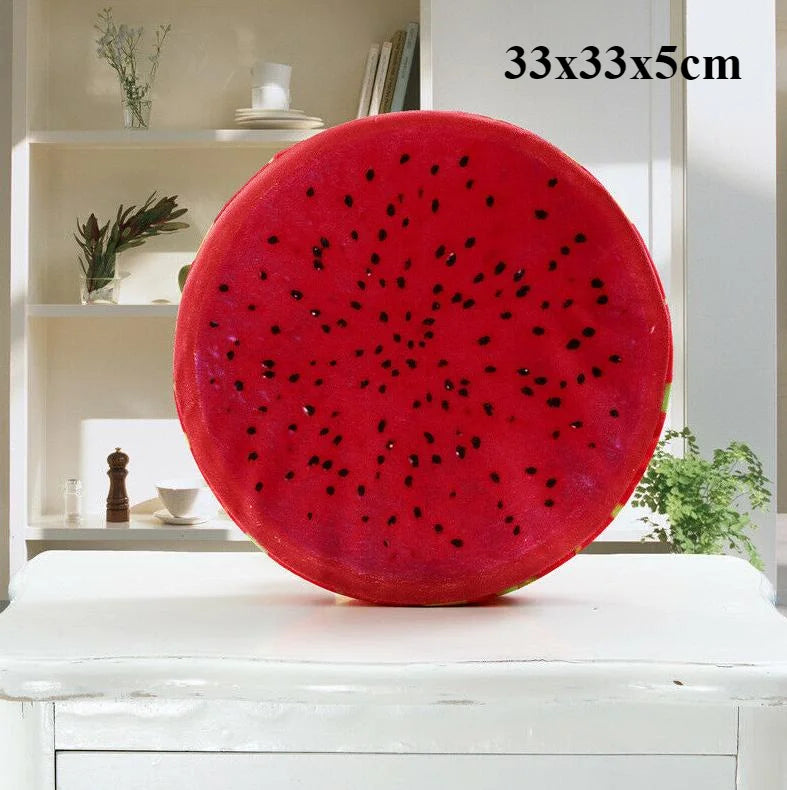 Japanese-style Circular Memory Foam Cushion, Tatami Knitted Cotton Chair Cushion, Office Chair Round Pillow