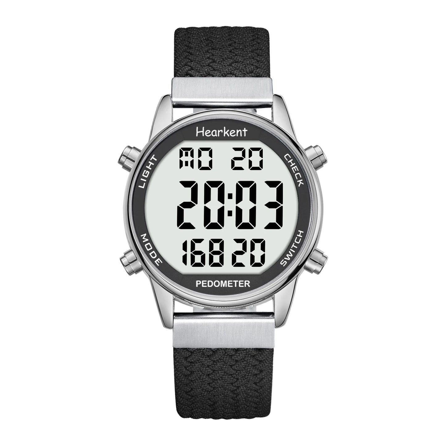 Pedometer Sport Watch - Digital Step Counter with Calorie & Mile Tracker, Waterproof Fitness Watch for Walking & Running