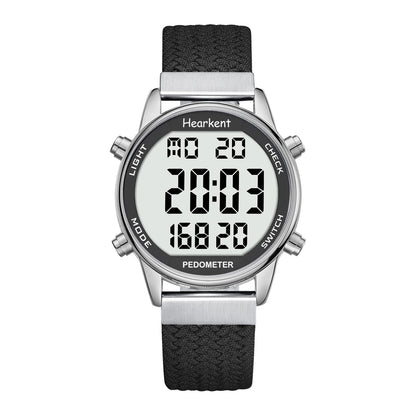 Pedometer Sport Watch - Digital Step Counter with Calorie & Mile Tracker, Waterproof Fitness Watch for Walking & Running