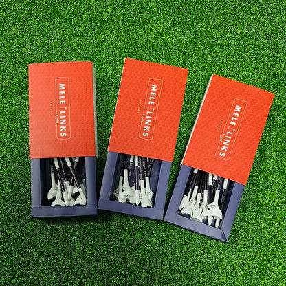 Premium Golf Tees - 10° Diagonal Rhombic Design with Speed Enhancement Technology (Includes Gift Box)