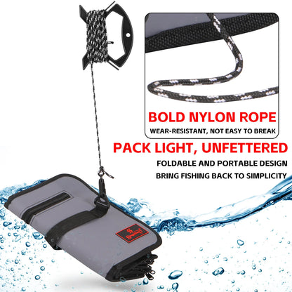 Foldable Fishing Cage Net - Collapsible Fish Trap for Carp, Shrimp, Crayfish & Lobster