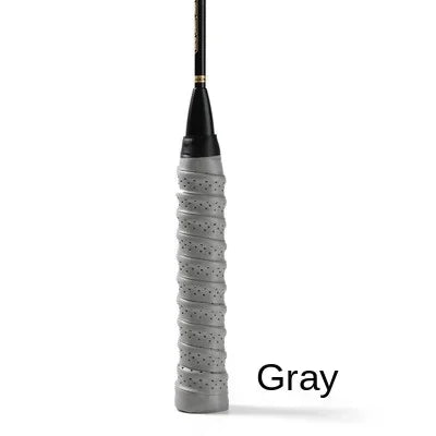 Premium Perforated Racket Overgrip - Anti-Slip PU Tennis & Badminton Handle Wrap with Shock Absorption - 110cm Length