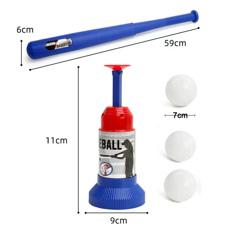 Automatic Baseball Pitching Machine - Adjustable Outdoor Training Set for Kids