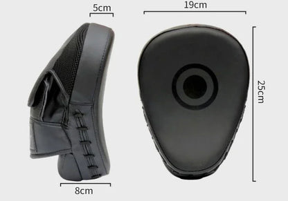 MMA Focus Pads – Curved Boxing Hand Targets for Muay Thai, Kickboxing & Strike Training