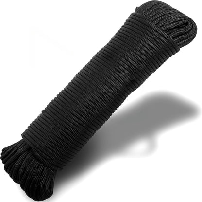 550 Paracord 4mm 7-Strand - Multi-Purpose Survival Rope for Climbing, Camping, Hiking, and Bracelets (Multiple Lengths)