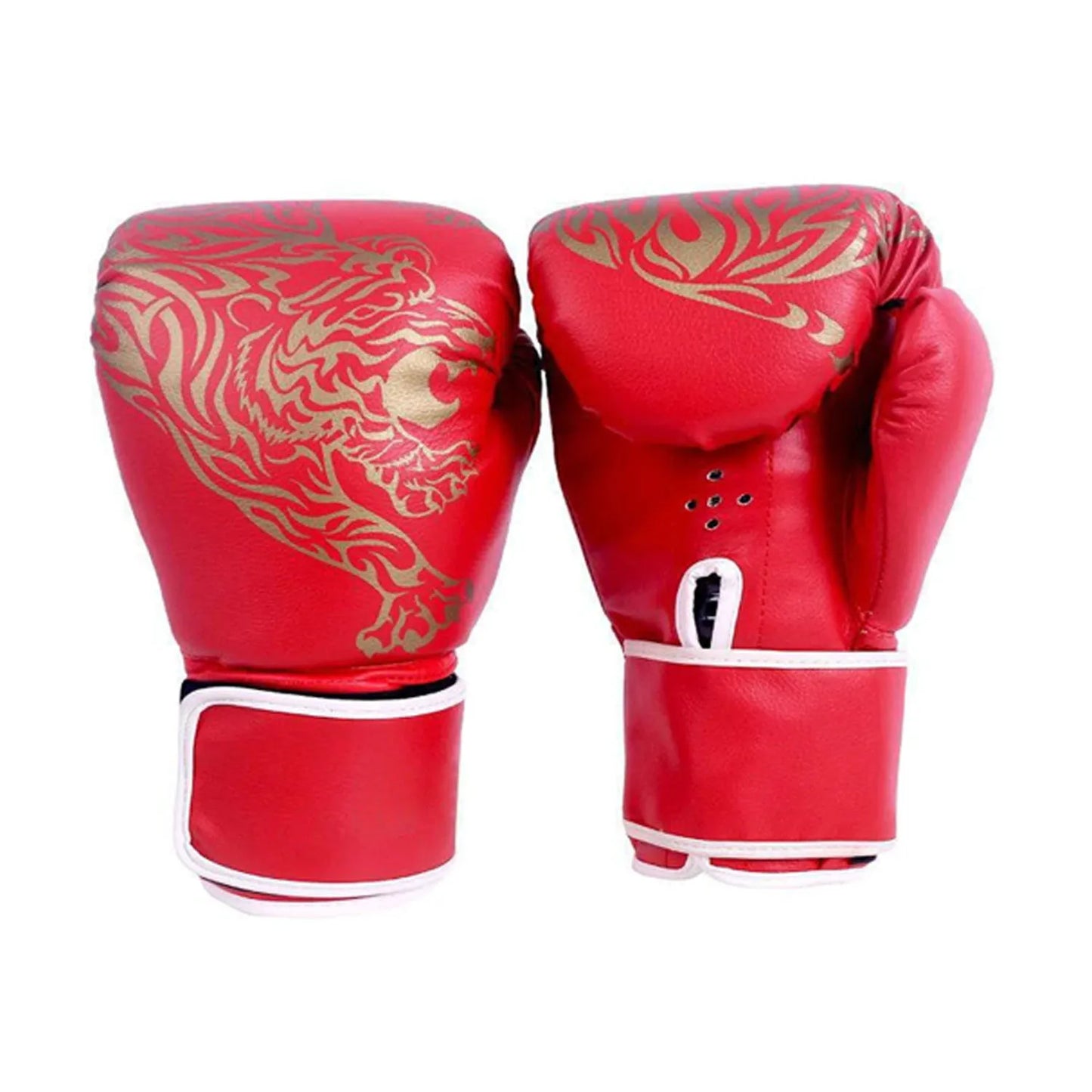 MMA Boxing Training Set - PU Leather Safety Gloves & Head Gear Protector for Adults & Kids - Kickboxing Equipment