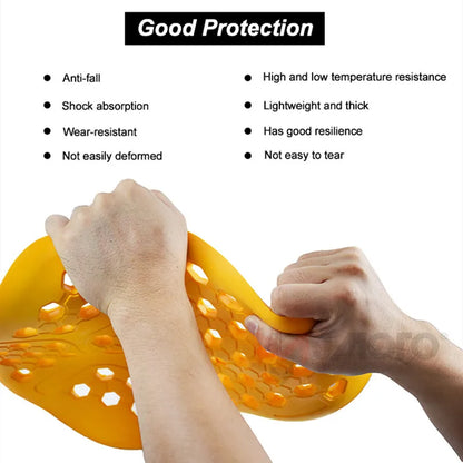 CE-Certified Motorcycle Back Protector - Spine Armor Insert for Riding Jackets