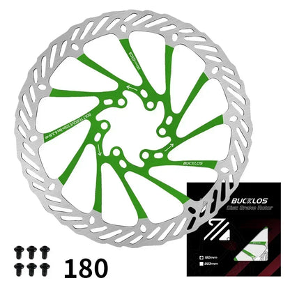 Ultralight Hydraulic Disc Brake Rotor 160/180/203mm - Mountain & Road Bike Compatible with Free Mounting Bolts