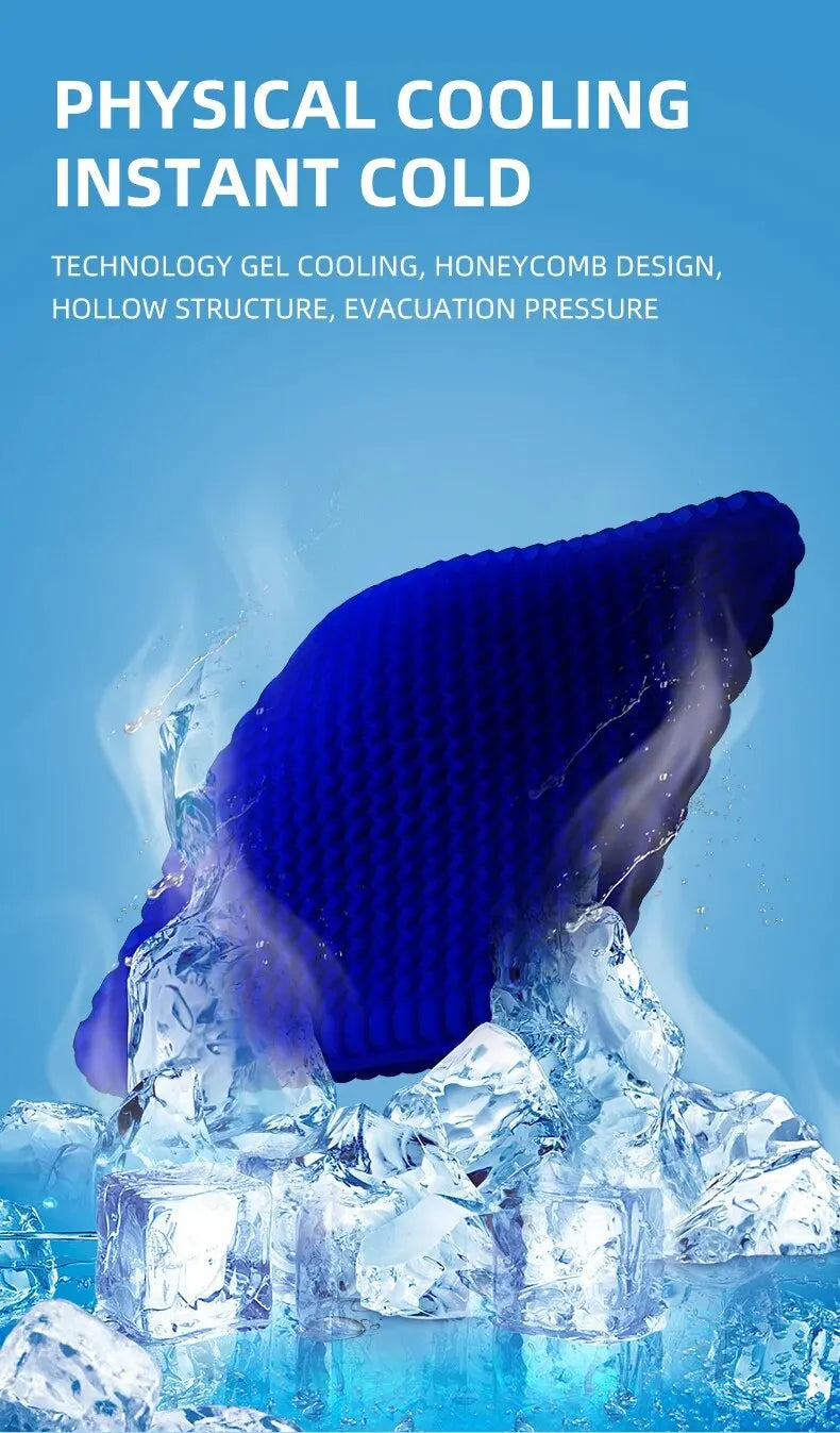 Gel Seat Cushion - Breathable Honeycomb Design for Pressure Relief, Back & Tailbone Pain - Summer Comfort for Home, Office, Wheelchair & Car