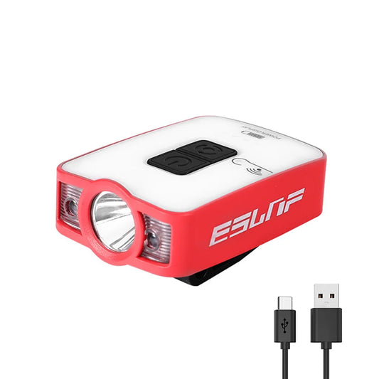 Rechargeable LED Hat Clip Light - XPG+COB 200LM Outdoor Headlamp with 1200mAh Battery, USB/Type-C Charging for Hiking, Emergency & Car Use