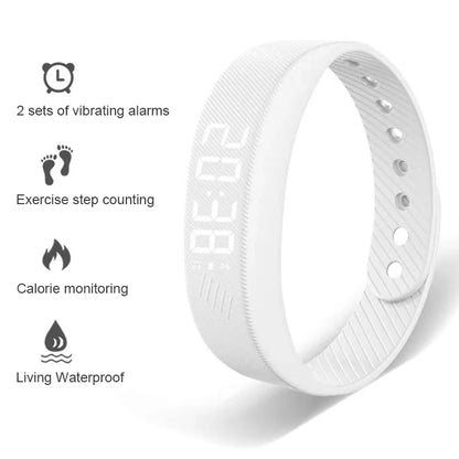 LED Digital Smart Band - Waterproof Fitness Tracker with Pedometer, Activity Monitor & Vibration Alarm