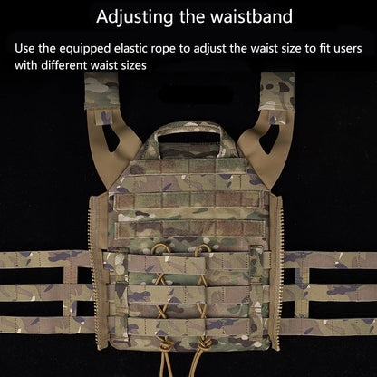 Tactical Sport Vest 2.0 - Breathable Adjustable Quick Release Nylon Carrier for Airsoft, Paintball & Outdoor Training