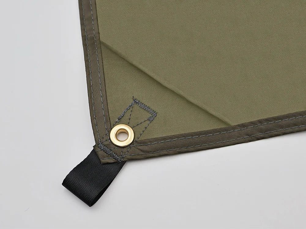 Waterproof Camping Tarp - 3500mm PU Coated 190T Polyester Sun Shelter with UV Protection - Multiple Sizes Available