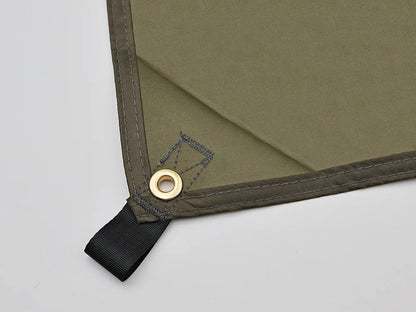 Waterproof Camping Tarp - 3500mm PU Coated 190T Polyester Sun Shelter with UV Protection - Multiple Sizes Available