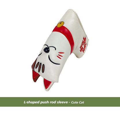 Golf Blade Putter Cover - Multiple Style Headcover with Magnetic & Hook-and-Loop Closure, Club Protective Headgear