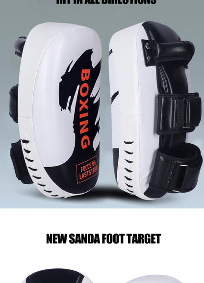 PU Leather Boxing Kicking Pad – Hand & Foot Target for Muay Thai, Taekwondo & MMA Training