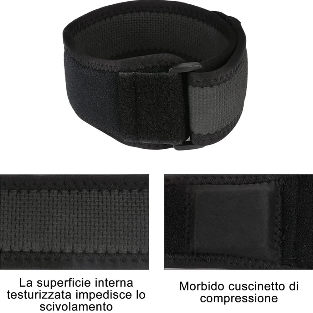 IT Band Compression Strap - Knee & Thigh Support for Running & Sports
