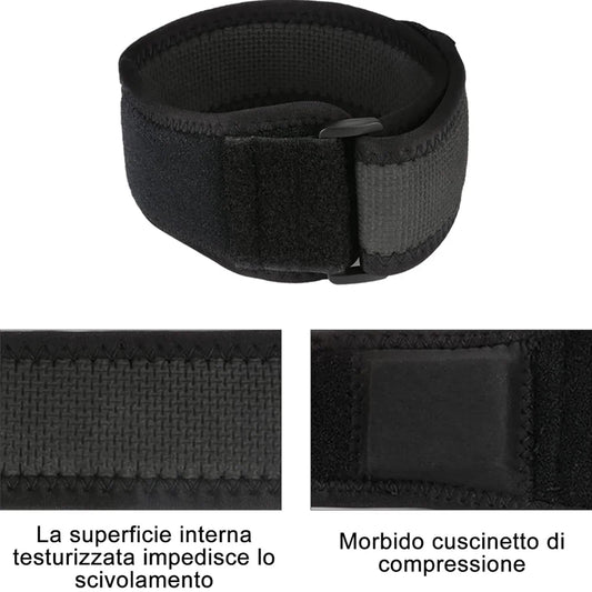 IT Band Compression Strap - Knee & Thigh Support for Running & Sports