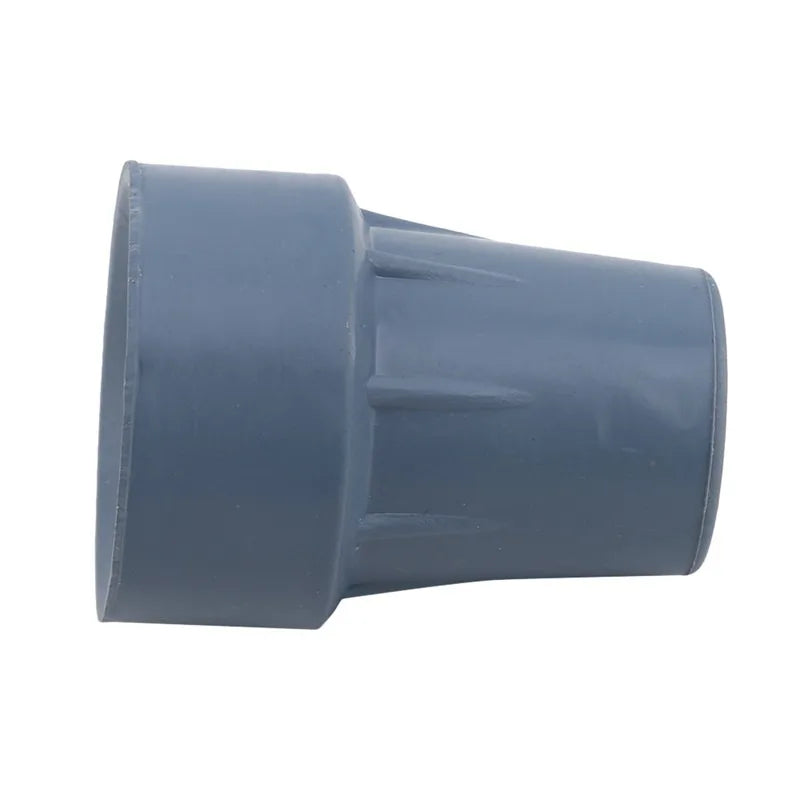 Heavy Duty Rubber Walking Stick Ferrule - Metal End Cap Cover for Canes, Crutches & Hiking Sticks (1-3 Pack)