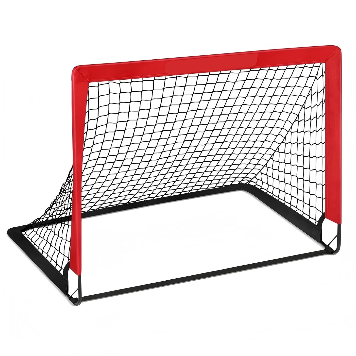 Portable Foldable Soccer Goals for Backyard – Mobile Training Football Net for Kids, Indoor & Outdoor Pop-Up Design