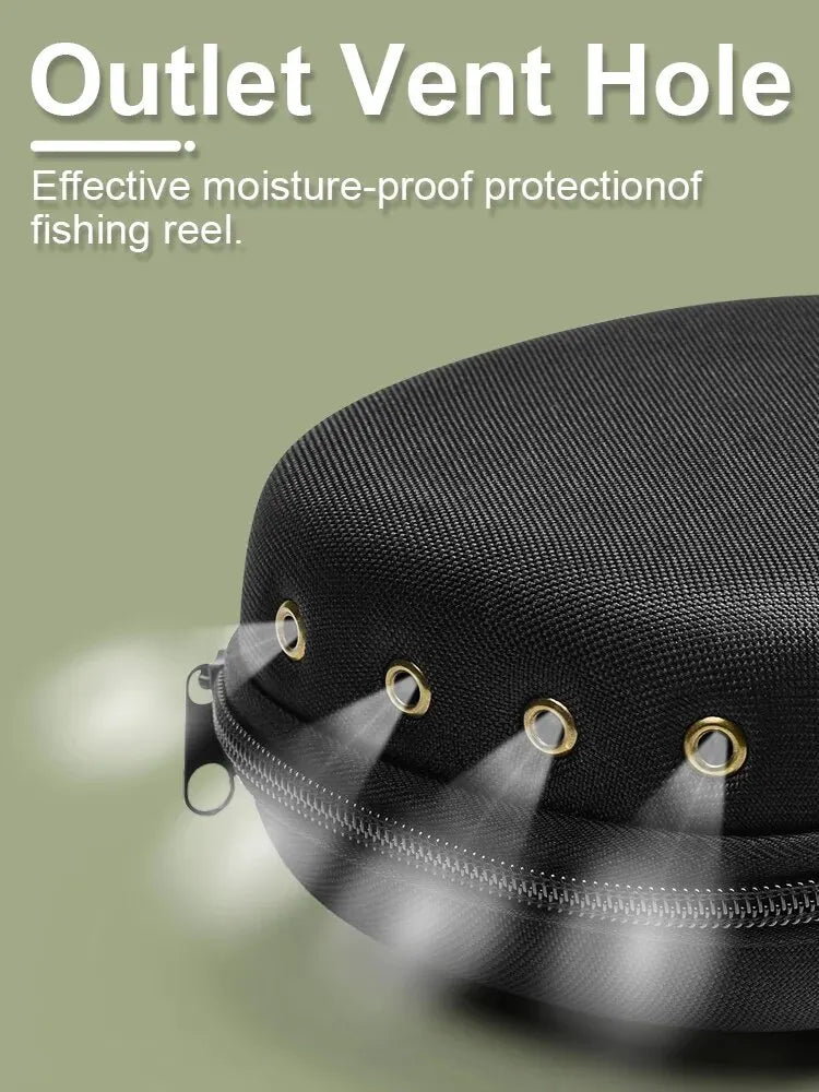 EVA Fishing Reel Protective Case - Universal Storage Bag for Drum, Spinning & Raft Reels