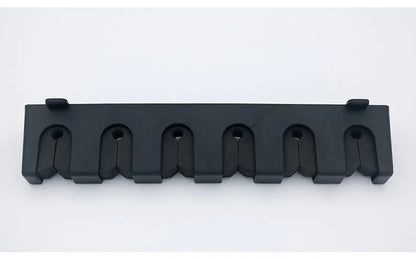 6-Hole Wall-Mounted Fishing Rod Holder - Vertical & Horizontal Display Rack