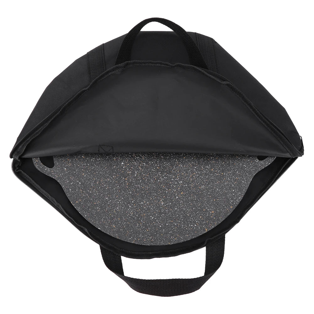 Waterproof Baking Pan Carrying Case with Anti-Scald Wood Handle - BBQ Grilling Skillet Storage Bag