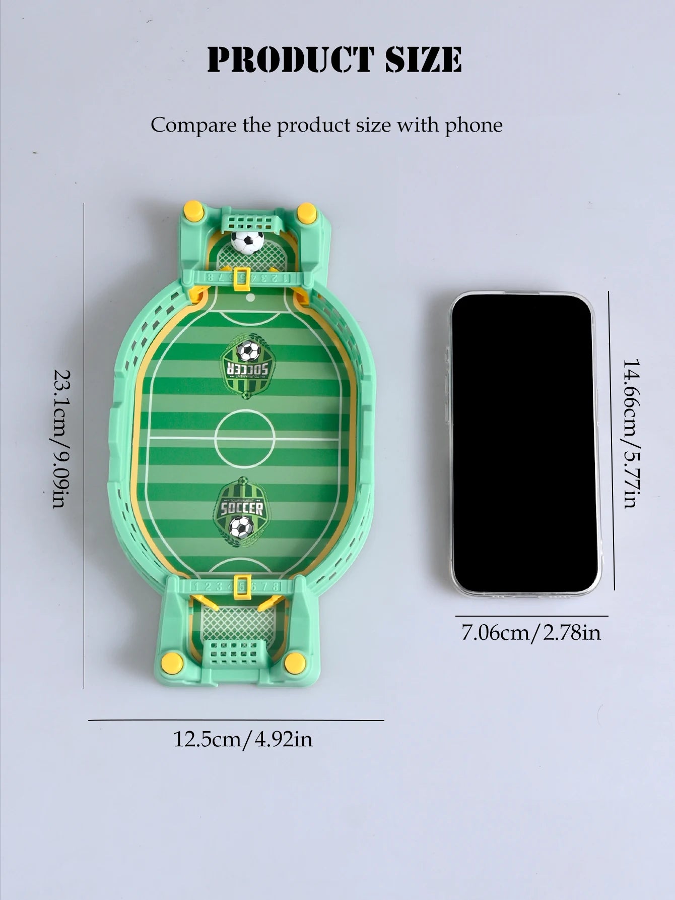 Mini Tabletop Soccer Game - Interactive Desktop Football Competition for Family & Friends