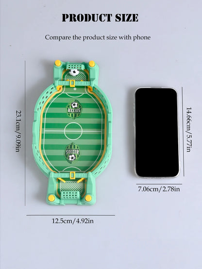 Mini Tabletop Soccer Game - Interactive Desktop Football Competition for Family & Friends