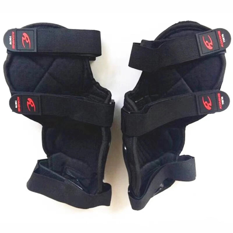 Komine SK-652 Motorcycle Knee Pads - Anti-Fall Slider Protectors for Track and Highway Riding