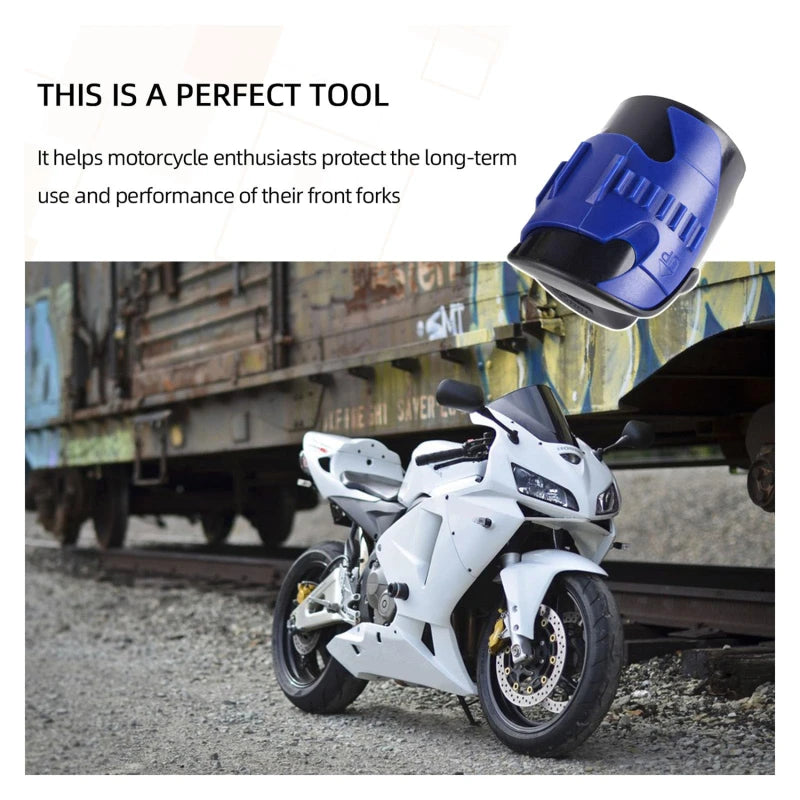 Motorcycle Inverted Fork Shock Absorber Cleaning Tool - Mud Remover & Maintenance Repair Tool